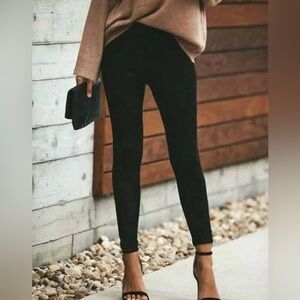 Faux Suede leggings, NWT